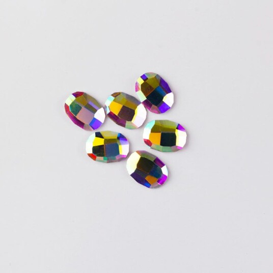 Brillbird Norge Rhinestone 10stk   Oval