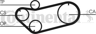 Registerrem CONTITECH CT659
