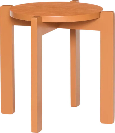Hübsch Always Stool Orange Orange 45X42CM Hübsch Always Stool Orange Orange 45X42CM