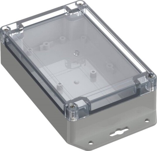 Tru Components TC 10860760 Flensekabinett 150 × 100 × 45 mm ABS PC Lys Grå