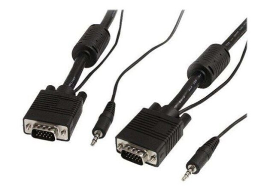 StarTech.com Coax High Resolution Monitor VGA Cable with Audio HD15 - bildskrms/ljudkabel StarTech.com Coax High Resolution Monitor VGA Cable with Audio HD15 - bildskrms/ljudkabel