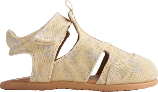 Wheat Sandaler Barefoot Nolan Knapt Apricot Blomster Wheat 26 Sandals Gul