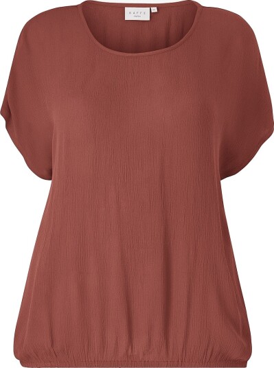 KAFFE Curve   Topp kcAmi Stanley SS   Brun