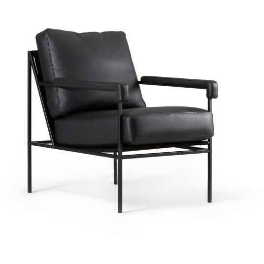 Jonas Ihreborn Seventy Five Lenestol Skinn Black Edition Jonas Ihreborn Seventy Five Lenestol Skinn Black Edition