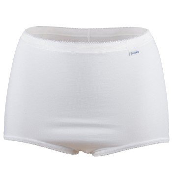 Damella Truser Classic Cotton Maxi Brief Hvit bomull Small Dame Damella Truser Classic Cotton Maxi Brief Hvit bomull Small Dame