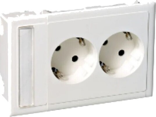 Schneider Electric Stikk slave CYB 2-veis hvit Thorsmann - 1291517