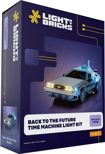 Light My Bricks Back to the Future Time Machine lyssett 10300