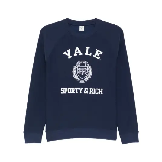 Sporty & Rich Dame Gensere & Hettegensere Blå L Sporty & Rich Dame Gensere & Hettegensere Blå L