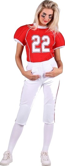 Thetru B.v. Amerikansk Fotballspiller Dame Kostyme Medium 2734-0502-000M