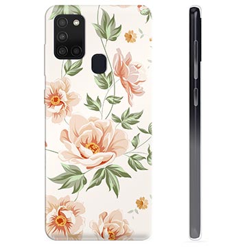 Samsung Galaxy A21s TPU-deksel Floral
