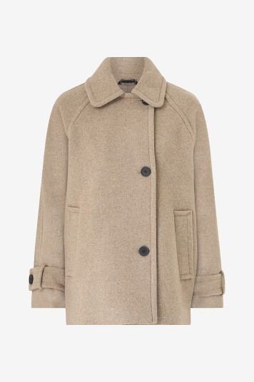 InWear Ullkåpe Thora Minona Coat R Grå InWear Ullkåpe Thora Minona Coat R Grå