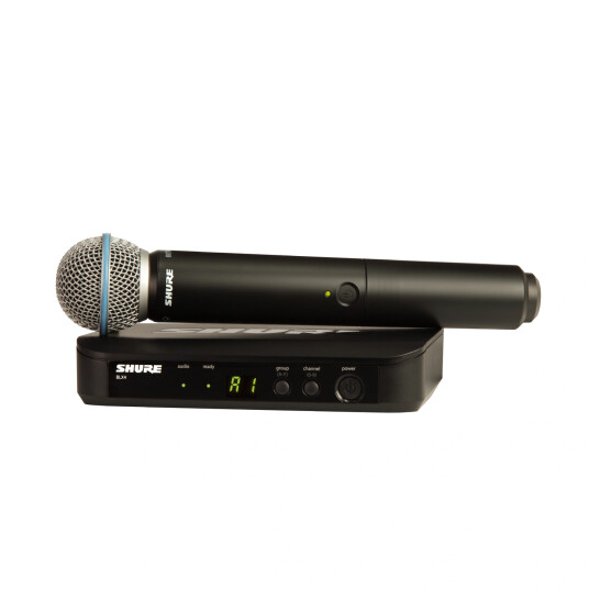 Shure BLX24 Håndholdt Trådløs Mikrofon med Beta58 Subcardioid Shure BLX24 Håndholdt Trådløs Mikrofon med Beta58 Subcardioid
