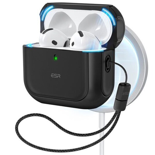 ESR Orbit Hybrid Case for AirPods 4 Black