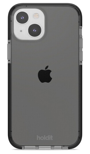 Holdit iPhone 14 Seethru Deksel - Black