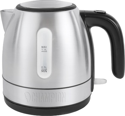 Champion VK050 Vannkoker Rustfritt Stål 1L 2200W med Tørrkokingsbeskyttelse