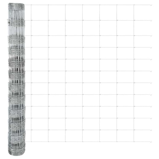 Field Fence 1.2x10 m Galvanisert Stål Field Fence 1.2x10 m Galvanisert Stål