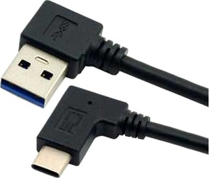 USB 3.1 Type-C / USB 3.0 Kabel Svart USB 3.1 Type-C / USB 3.0 Kabel Svart