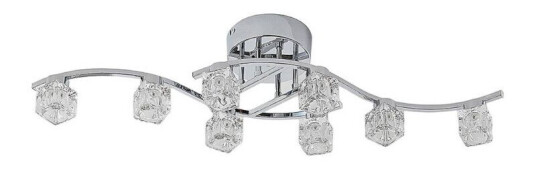 Lindby Yaro – dimbar, LED-taklampe med 8 lyskilder Lindby Yaro – dimbar, LED-taklampe med 8 lyskilder