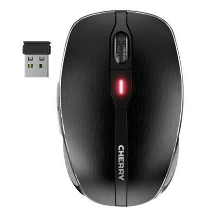 Cherry MW 8C Advanced Trådløs Optisk Mus med 6 Knapper - Ergonomisk Svart