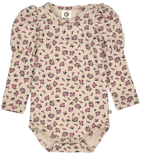 Müsli Body I/e Zinna Oak/Nostalgi Rose/Deep Green Müsli 2 år 92 Langermet Body Beige Rosa