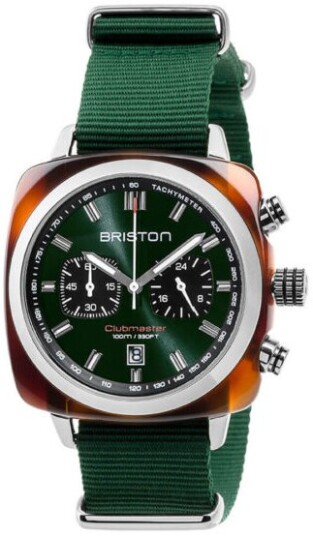 Briston Herreklokke 17142.SA.TS.10.NBG Sport Grønn/Tekstil Briston Herreklokke 17142.SA.TS.10.NBG Sport Grønn/Tekstil