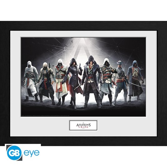 Assassin's Creed Innrammet Bilde 30 x 40 cm Characters Assassin's Creed Innrammet Bilde 30 x 40 cm Characters