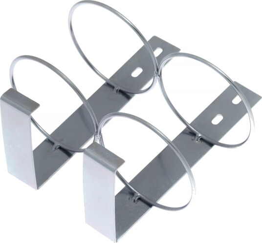 PELA 509741 Holder for 2 stk spraybokser, Ø70 mm, Garasjeinnredning & oppbevaring
