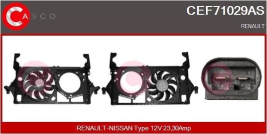 CASCO CEF71029AS Kjølevite radiator