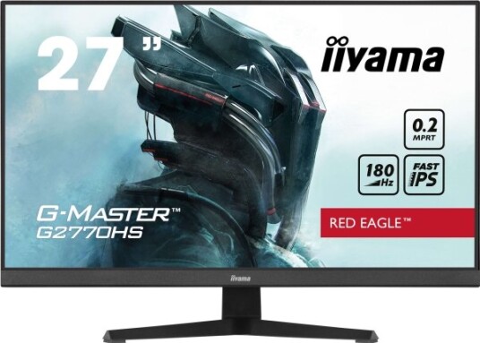 Iiyama G2770hs-B1 27 Tommer Rask Ips Fhd 180Hz 300Cd/M2 0,2Ms Hdmi Dp-Høyttalere Iiyama G2770hs-B1 27 Tommer Rask Ips Fhd 180Hz 300Cd/M2 0,2Ms Hdmi Dp-Høyttalere
