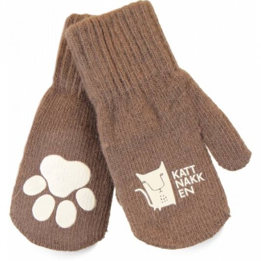 Kattnakken Magiske Ullvottar Beige 1-3 ÅR