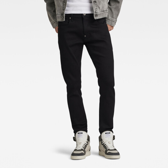 G-Star RAW Revend Skinny Jeans - Black - Men 32-34 Black male