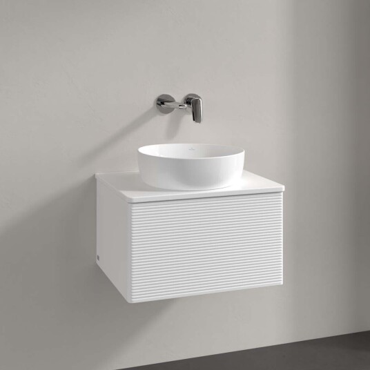 Villeroy & Boch Antao Servantskap med 1 skuff 60x50x36 cm u/lys Hvit Matt
