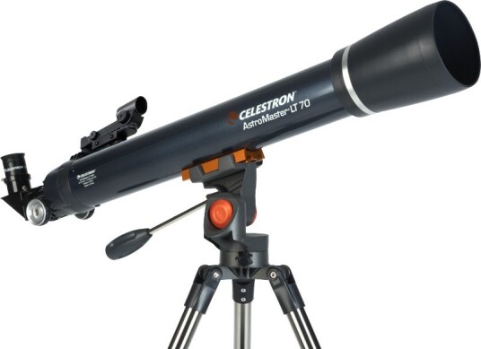 Stjernekikkert Celestron Astromaster LT 70AZ med smarttelefonadapter og mnefilter f/10 2x zoom