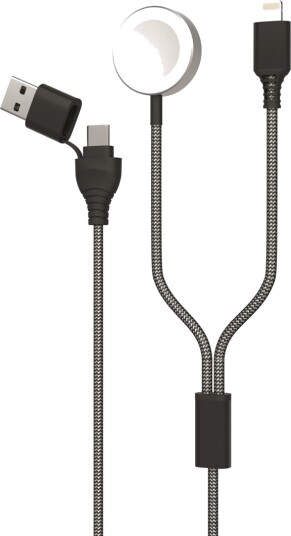 2Go 797385 1,8 M Usb A/Usb C Magsafe 1 Grå