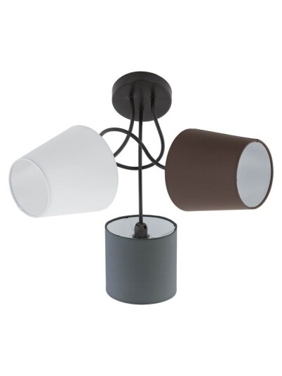 EGLO ALMEIDA ceiling light anthracite white brown EGLO ALMEIDA ceiling light anthracite white brown