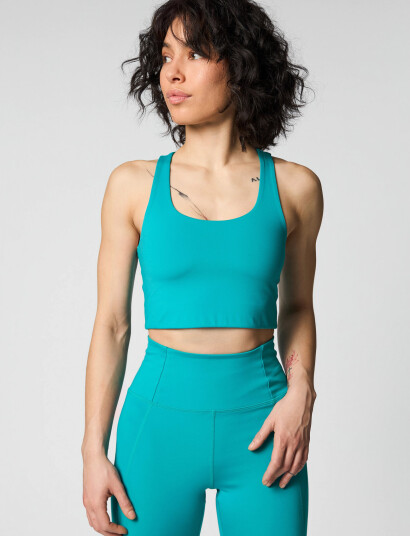 Girlfriend Collective Paloma Bra - Green - S
