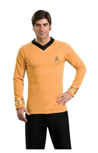 Star Trek Bluse, Guld Star Trek Bluse, Guld