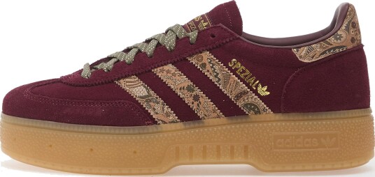 Joggesko adidas x Liberty London Handball Spezial Bold Maroon/ Magic Beige/ Olive Strata EUR 42