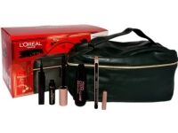 L'Oreal L OREAL L~OREAL SET MASCARA BLACK AIR VOLUME 30 H MEGA BLACK+ LE KHOL MIDNIGHT 101 + SUPERLINER COSMETIC BAG L'Oreal L OREAL L~OREAL SET MASCARA BLACK AIR VOLUME 30 H MEGA BLACK+ LE KHOL MIDNIGHT 101 + SUPERLINER COSMETIC BAG