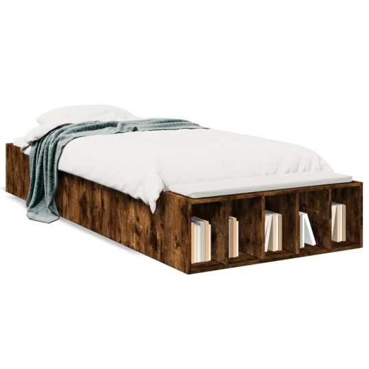  Sengeramme røkt eik 90x190 cm konstruert tre 8721102622724