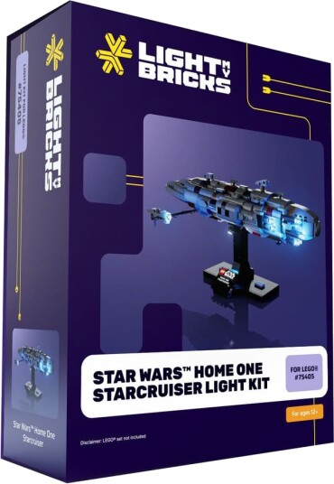 Light My BricksStar Wars Home One Starcruiser lyssett