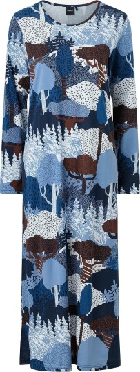 Nanso   Nattkjole Ladies long nightgown Ruska   Blå
