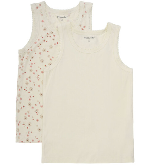 Minymo Undertrøye 2 pack Dusty Sedertre Minymo 11 år (146) Undertrøye Beige