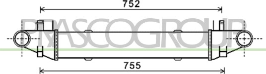 Intercooler PRASCO ME029N003