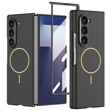 GKK Samsung Galaxy Z Fold7 magnetisk slankt deksel med beskyttelsesglasSvart GKK Samsung Galaxy Z Fold7 magnetisk slankt deksel med beskyttelsesglasSvart