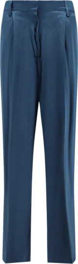 Dries Van Noten Dame Bukser Blå 2XS,