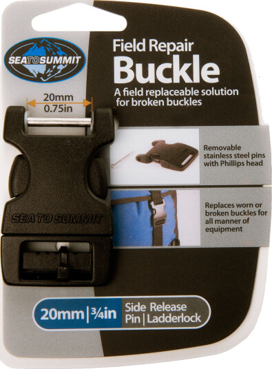 Sea to Summit BUCKLE 20MM SIDE RELEASE 1 PIN  BLACK