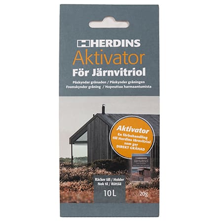 Jernvitrol Jernvitriol Aktivator 20 gram dekker 30 60 m2