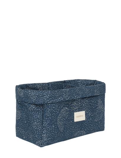 Nobodinoz Stories Dobbel Oppbevaringskurv 30x20x15 Blue One Size Nobodinoz Stories Dobbel Oppbevaringskurv 30x20x15 Blue One Size