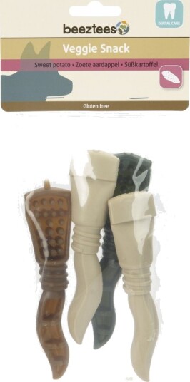 Beeztees Veggie Tannpleie Snacks 3 X 4 Stk À 13 cm Beeztees Veggie Tannpleie Snacks 3 X 4 Stk À 13 cm
